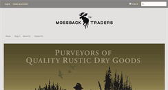 Desktop Screenshot of mossbacktraders.com
